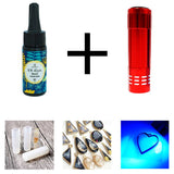 3 Size DIY Fast Curing UV Clear Hard Resin For Making Jewelry Handicrafts epoxy resin hard