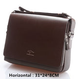 Luxury Brand Men's  Messenger Bag Vintage Leather Shoulder Bag Handsome Crossbody Bag Handbags